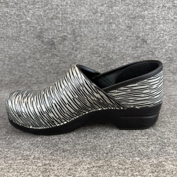 ✅Dansko Professional Clogs Striped Patent Leather Comfort Shoes Women’s 9.5/40 - Picture 10 of 10
